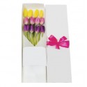 12 tulipanes en caja